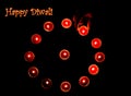 Diwali lamp poster