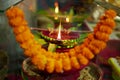 Diwali light lamp diya image, indian festival celebration