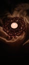 Diwali light tealight holder candle aesthetic glow