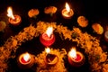 Diwali lights at night , Indian festival