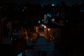 Diwali night lightings ,kolkata city . India .