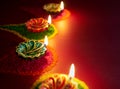 Diwali oil lamp Royalty Free Stock Photo