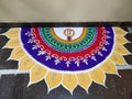 Diwali rangoli pattern