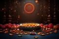 Diwali sale backdrop with attractive discounts