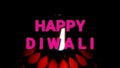 Diwali Theme, Happy Diwali wish presentations background, and 3D Text Animation.