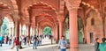 The Diwan-i-Am, or Hall of Audience, located in the Red Fort of Delhi