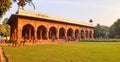 The Diwan-i-Am, or Hall of Audience, located in the Red Fort of Delhi