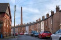 Dixon's Chimney and Terraced Houses in Carlisle, UK