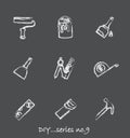 DIY chalkboard icons...series no.9