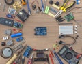 DIY electronic project, Arduino Uno board microcontroller
