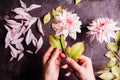 DIY making realistic flowers