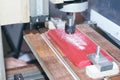DIY Mini CNC Machine for 3D carving. Process of 3D cutting, machining and sculpting.