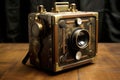 diy pinhole camera with vintage aesthetic Royalty Free Stock Photo