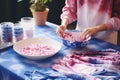 DIY Shibori TieDye Fabric Projects featuring