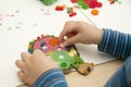 DIY toy for actively explore different materials.