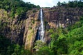 Diyaluma Falls is Sri Lanka\'s second highest waterfall in Sri lanka Royalty Free Stock Photo