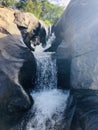 Diyaluma waterfall in Sri Lanka