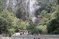 This is the Diyaluma Waterfall in Sri Lanka