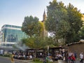 DIYARBAKIR, TURKEY - August 25, 2018: View of the mountain gate squaredag kapi meydani