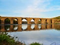 Diyarbakir, Turkey historic ten-eyed bridge viewon gozlu kopru