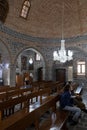 Virgin Mary Syriac Orthodox Church in Diyarbakir, Turkey. Detail from inside the church.