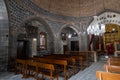 Virgin Mary Syriac Orthodox Church in Diyarbakir, Turkey. Detail from inside the church.