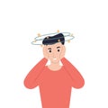 Dizziness head man symptom