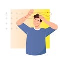 Dizziness and Headache - Stock Illustration