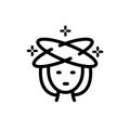 Dizziness, Migraine, Headache Line Icon