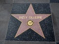 Dizzy Gillespie star with Record Logo on Hollywood Walk of Fame Royalty Free Stock Photo