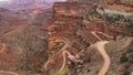 Dizzying Heights of Shafer Canyon Royalty Free Stock Photo