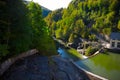 At the edge of the Iraty dam, a breathtaking dive