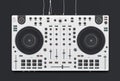 DJ console realistic Royalty Free Stock Photo