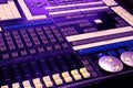 DJ control panel - music mixer Royalty Free Stock Photo