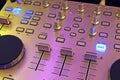 DJ control panel - music mixer Royalty Free Stock Photo