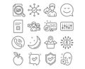 Dj controller, Delete file and Check article icons. Survey check, Confirmed and Package location signs. Vector