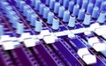 DJ Graphic equalizers & mixers Royalty Free Stock Photo