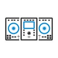 DJ Icon Royalty Free Stock Photo