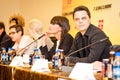 DJ Markus Schulz on press conference in Moscow Royalty Free Stock Photo