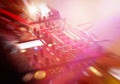 DJ mixer console in nightclub Royalty Free Stock Photo