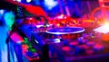 Dj mixing at nightclubs
