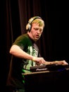 DJ Party Ben perform on stage at Zold Pardon Royalty Free Stock Photo