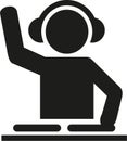 DJ pictogram music