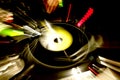 DJ PLATE Royalty Free Stock Photo