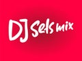 Dj Sets Mix hand drawn lettering logo for business, print and advertising