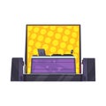 Dj Stage Illustration Royalty Free Stock Photo