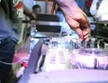 DJ Vicky slim,DJ Petty on the sound console