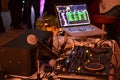 Dj Working Place on a clubbing