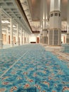 Djamaa Al-Djazair - from Inside Mosque Blue Orange Carpet