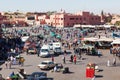 Djema el Fnaa in Marrakesh Royalty Free Stock Photo